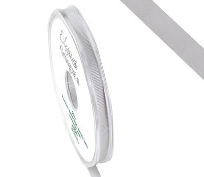 Eleganza Premium Grosgrain Ribbon 6mm x 20m Silver No.24 - Ribbons